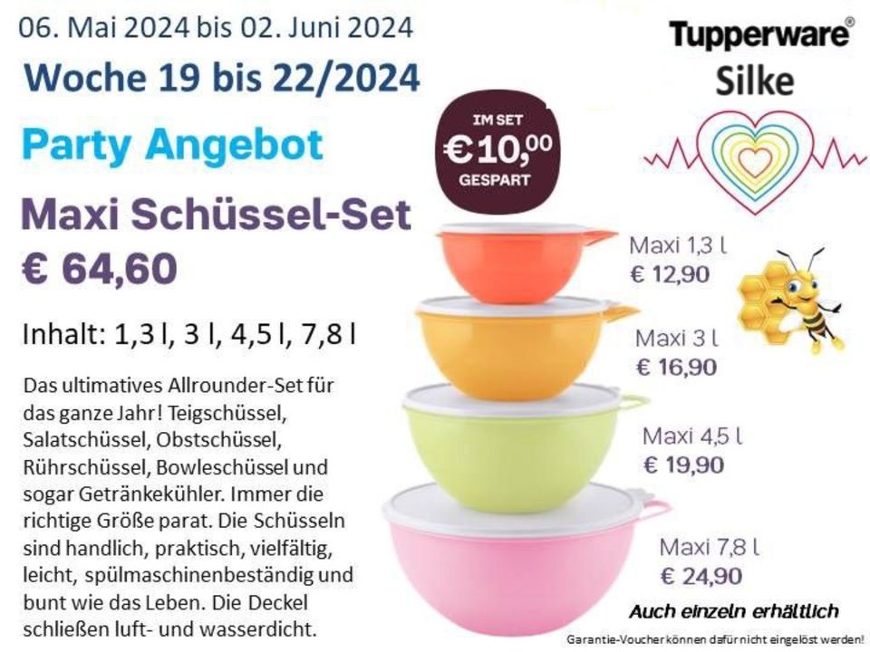 Tupperware Rühr-Mix / Messbecher 2,0 l - Aktion in Höchstädt a.d. Donau