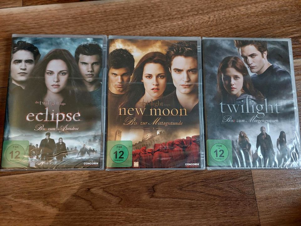 3 DVDS Twilight NEU OVP in Thermalbad Wiesenbad