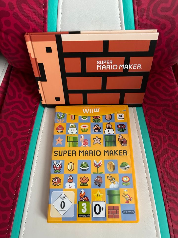 Super Mario Maker Nintendo Wii U Spiel mit Buch in Magdeburg