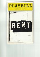 Playbill, RENT, Broadway, Nederlander Theatre, Januar 2008 Altona - Hamburg Ottensen Vorschau