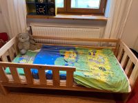 Kinderbett mit Rausfallschutz Vollholz inkl Matratze Niedersachsen - Gyhum Vorschau