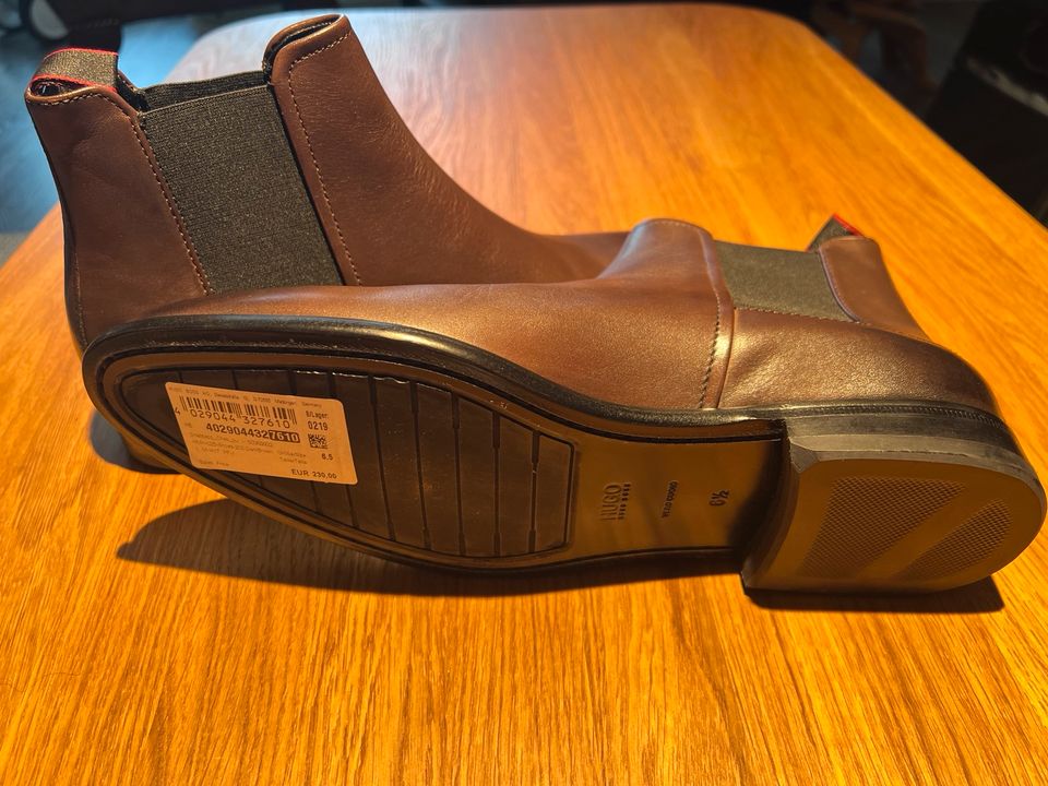 hugo boss chelsea boots dunkelbraun Gr. 40/41 in Ingolstadt