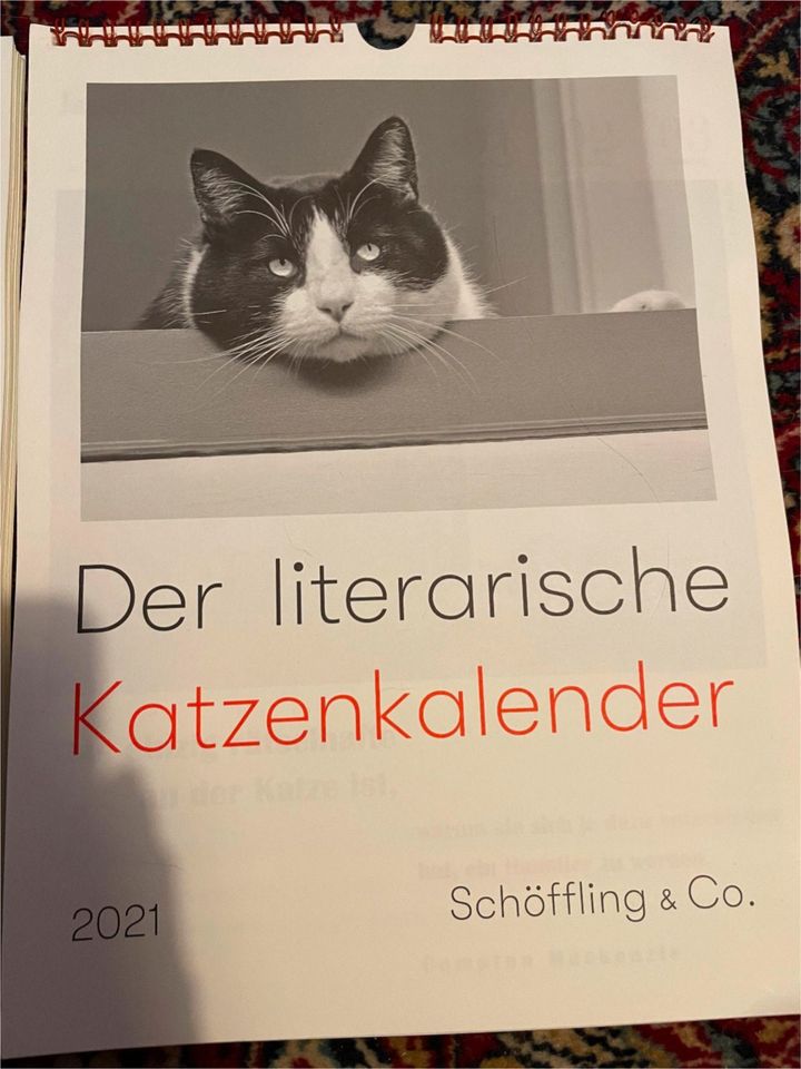 "Der literarische Katzenkalender" 2021 und 2022 in Dresden