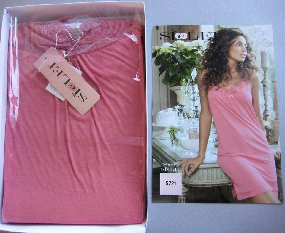 SALE Damen Nachthemd Gr. 42 rosa Spaghettiträger SZ21 in Einhausen (Thüringen)