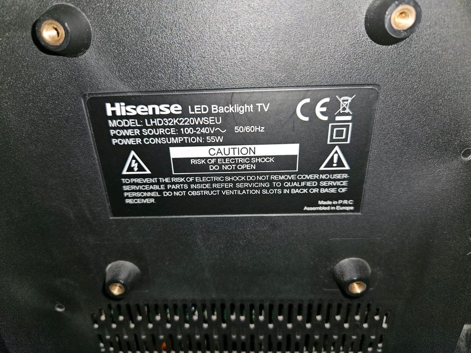 Hisense LED Blacklight TV DEFEKT in Moormerland