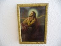 Jesus Bild betend Heiligenschein Druck 1906 Dresden Antiquität Hessen - Wildeck Vorschau