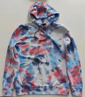 Hoodie selbst kreiert Blau/Rot/Weiß Gr. S / Einzelstück / Unikat Brandenburg - Hohen Neuendorf Vorschau