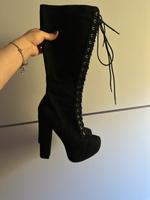 Kniestiefel velours optik Baden-Württemberg - Mühlhausen Vorschau
