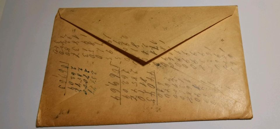 Alter Briefumschlag mit Brief vom 20.12.1911 in Bad Kreuznach