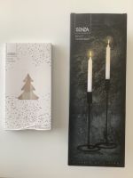 2 Kerzenständer in schwarz mit Kerzen von SENZA Wandsbek - Steilshoop Vorschau