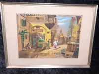 Kunstbild Aquarell Spitzweg Kopie verliebte Professor Berlin - Steglitz Vorschau