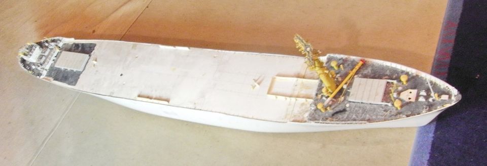 Frachter 1:100 , Länge 156 cm ,GFK Rumpf ,RC , Boot ,Modell in Rickling