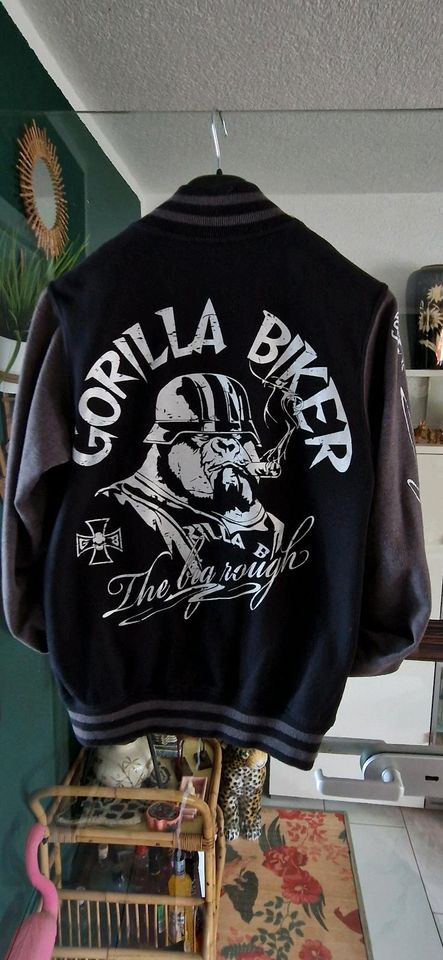 Gorilla Biker, Jacke, Collegejacke, Sweatshirt, Gr. XS in Wesseling