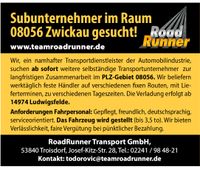 Subunternehmer im Raum 08056 Zwickau gesucht! Sachsen - Zwickau Vorschau