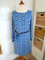 Boden Damen Kleid Gr. 40 L UK14 hellblau Sternenmuster + Gürtel Mecklenburg-Vorpommern - Wismar Vorschau