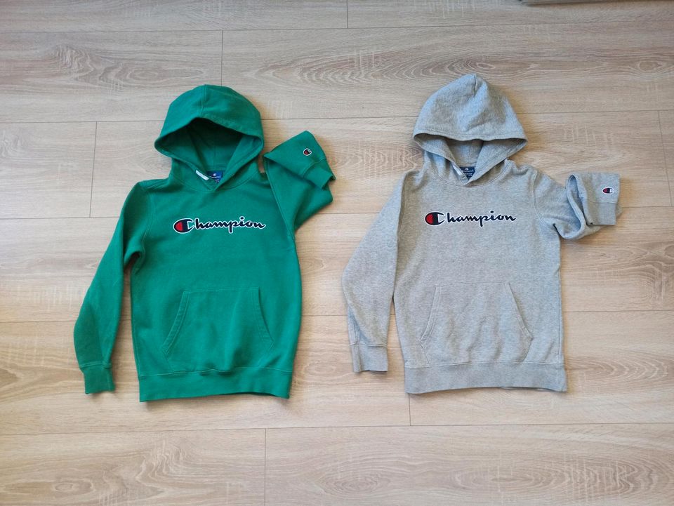 Champion Hoodie 140 Kinder bestickt Marke grau grün Pullover Pull in Bochum  - Bochum-Süd | eBay Kleinanzeigen ist jetzt Kleinanzeigen