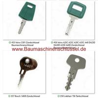 ✅ Schlüssel für Baumaschinen ✅ Volvo Wacker Jungheinrich STILL Linde Clark Liebherr KUBOTA Yanmar Vio Bobcat CASE John Deere Dresser Baumaschinenschlüssel Bagger Radlader Minibagger Landmaschinen Sachsen-Anhalt - Halberstadt Vorschau