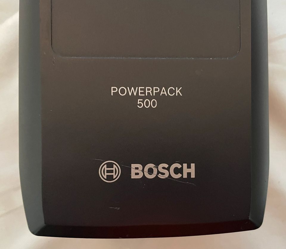 Bosch Powerpack 500 Ebike Gepäckträger Akku mit Kapazitäts Test in Limburg