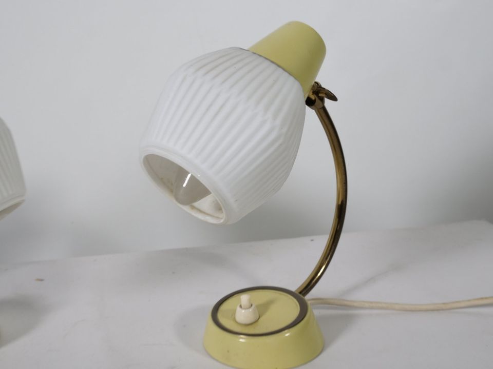 2x Vintage Design Lampe 50er 60er Jahre Tischlampen Leuchte Mid-C in Mainz