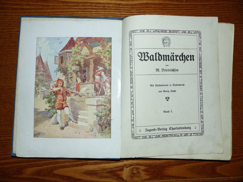 2 antiquarische Kinder-/Jugend-Bücher  um 1910/1915 in München