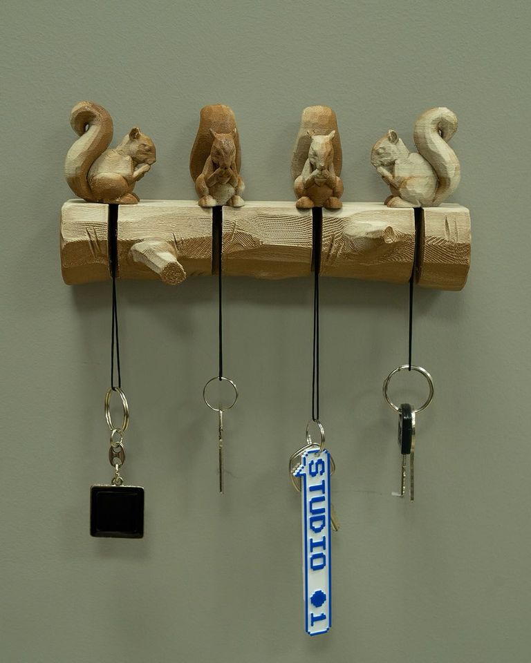 Schlüsselbrett Eichhörnchen Schlüssel Aufbewahrung Familie in