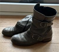 Stiefeletten Paul Green Gr.38,5 (5,5) Leder grau Bayern - Biessenhofen Vorschau