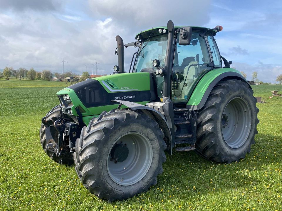 Deutz Agrotron 6190 TTV, Bj.13, 8580Std, Vollausrüstung in Marsberg