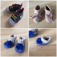 ★ Babyschuhe gestrickt, Überschuhe, Geschenk Baby, Babyparty Findorff - Findorff-Bürgerweide Vorschau