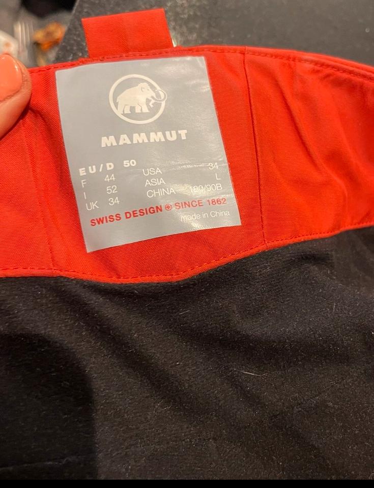 Ski Hose Mammut (M Herren /L Damen) gefüttert GoreTex rot in Heidelberg