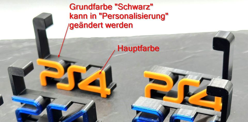 NEU 2-farbig 4-teil. Set PS4, PS-slim, PS-Pro Playstation Halter in Lippstadt