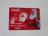 Coca-Cola Blechschild " Weihnachtsmann" Nordrhein-Westfalen - Bad Driburg Vorschau