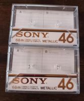 2x Sony Metallic 46 Leerhüllen Cases original neuwertig Cassetten Niedersachsen - Ostercappeln Vorschau