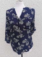 Primark Viskose Bluse Blusenshirt dunkelblau weiß Gr.38 Bayern - Ebermannstadt Vorschau