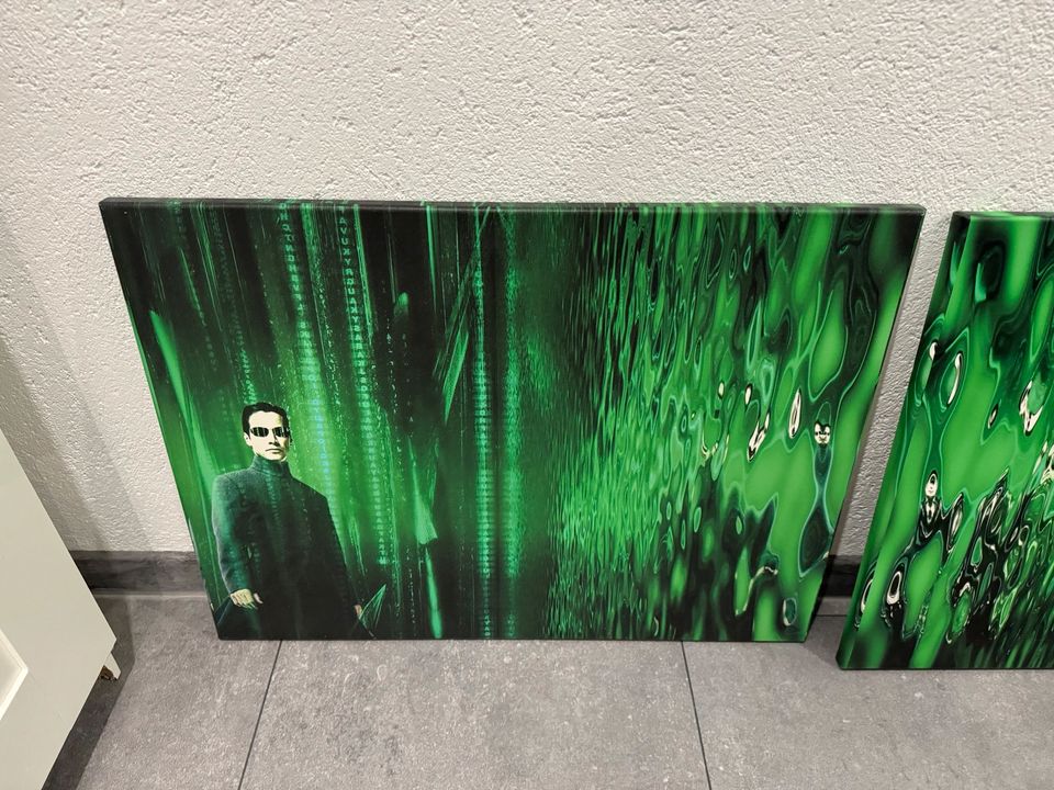 2 Bilder auf Leinwand Matrix 67x50 in Kaufbeuren