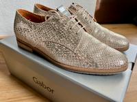 Halbschuhe Leder Gabor gold/ champagner  Gr. 4,5 NEU Bayern - Schwabhausen Vorschau