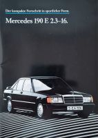 Mercedes 190 E 2,3 - 16 2 Prospekte sehr selten Bayern - Osterzell Vorschau