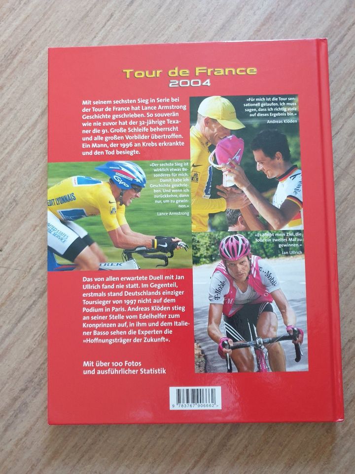 Tour de France 2004 Buch Magazin Heft Zeitung Ulrich Armstrong in Wolken