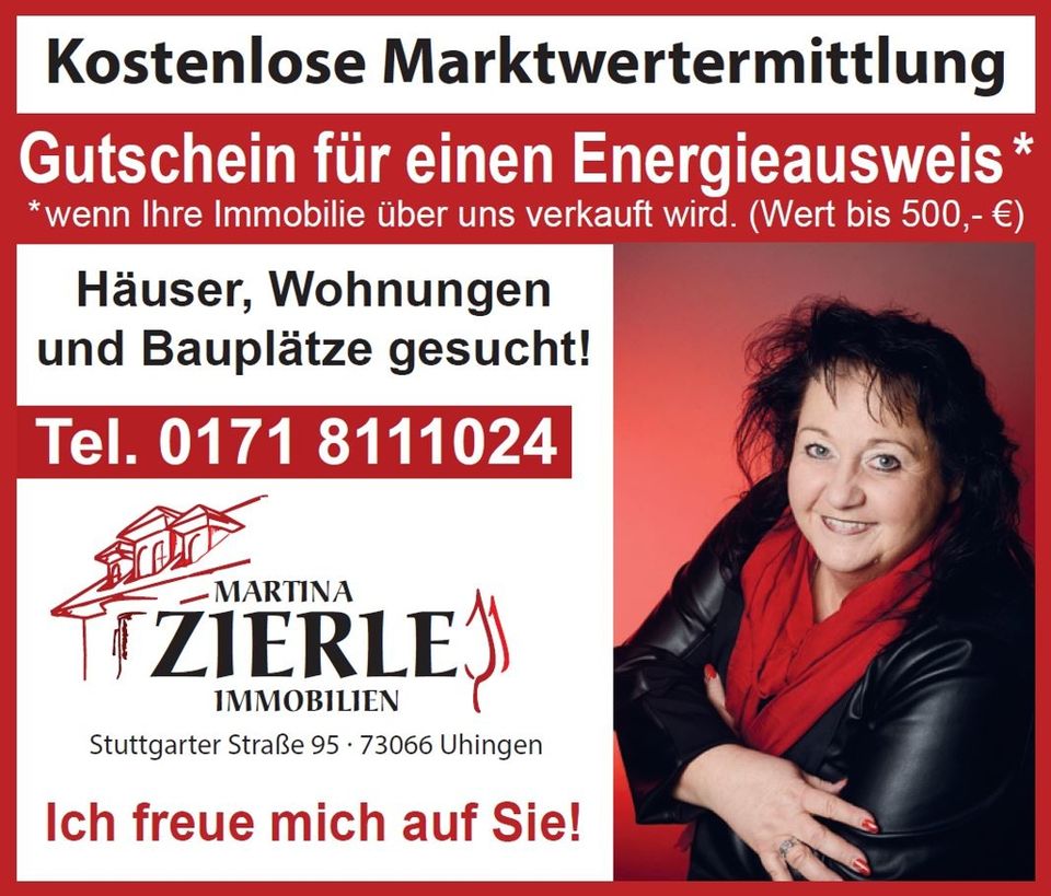 Neubauprojekt in Eislingen , KFW 40, Stellplatz umsonst, 3,5 Zi.-Whg., EG, Terrasse, Keller, Aufzug! in Eislingen (Fils)