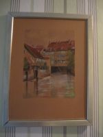 2x Aquarell Bild Original M. Schmidt Erfurt Krämerbrücke Severi Nordrhein-Westfalen - Bünde Vorschau