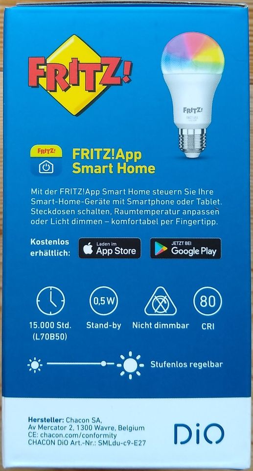 AVM FRITZ!DECT 500 LED 9W E27 in Hilgermissen