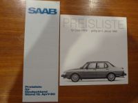 Saab 96 99 900: Preislisten 1980 + 1982 Niedersachsen - Ritterhude Vorschau