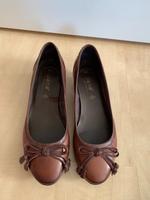 JANA Gr. 40 G 6,5 Pumps mit Schleife braun cognac Leder 3,5 cm Hessen - Langen (Hessen) Vorschau