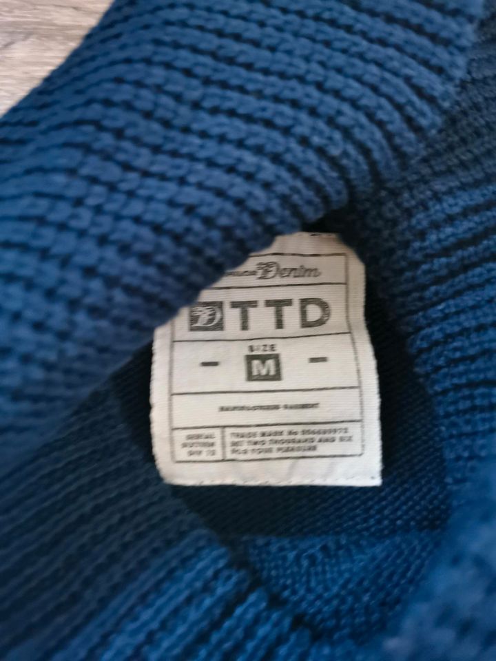 Tom Tailor Strickpullover blau Gr.M in Ebermannstadt