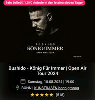 Bushido - König Für Immer / Open Air Tour 2024 Tickets Nordrhein-Westfalen - Hagen Vorschau