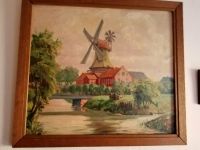 altes Bild Windmühle, Holzrahmen Niedersachsen - Wustrow (Wendland) Vorschau