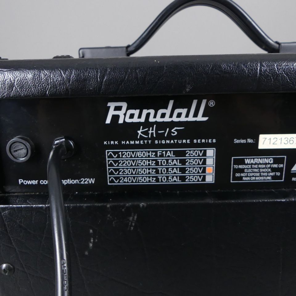 Randall KH15 Kirk Hammett Signature 15-Watt Übungsverstärker Amp in Herne