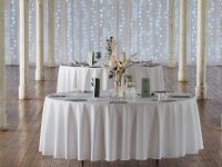 Tischdecken - rund, weiß -- Eventdeko Hochzeitsdeko -- MIETE Nordrhein-Westfalen - Schalksmühle Vorschau