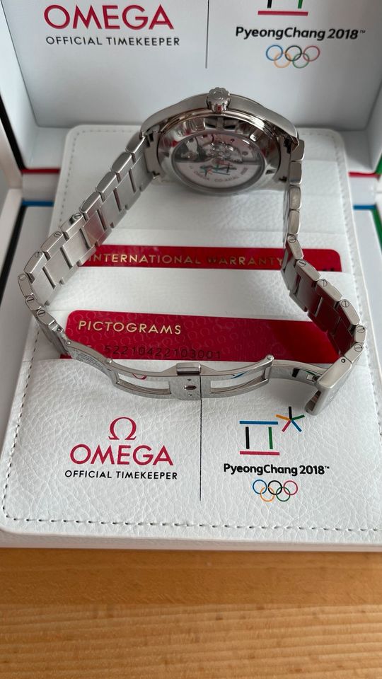 Omega Seamaster Aqua Terra PyeongChang 41,5 mm aus 2023 in Krauthausen