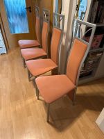 4 aprikofarbene  Stühle Niedersachsen - Bad Zwischenahn Vorschau