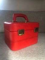 Vintage Kosmetik Koffer - rot - Travel - Shabby 70er Bayern - Miesbach Vorschau